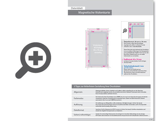 Product Bild magnetische_visitenkarte_hoch_30_x_70_mm_einseitig_4_0-farbig_bedruckt